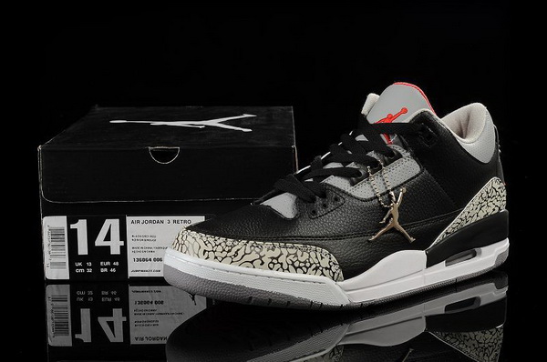 Jordan 3 Men Big Size--001